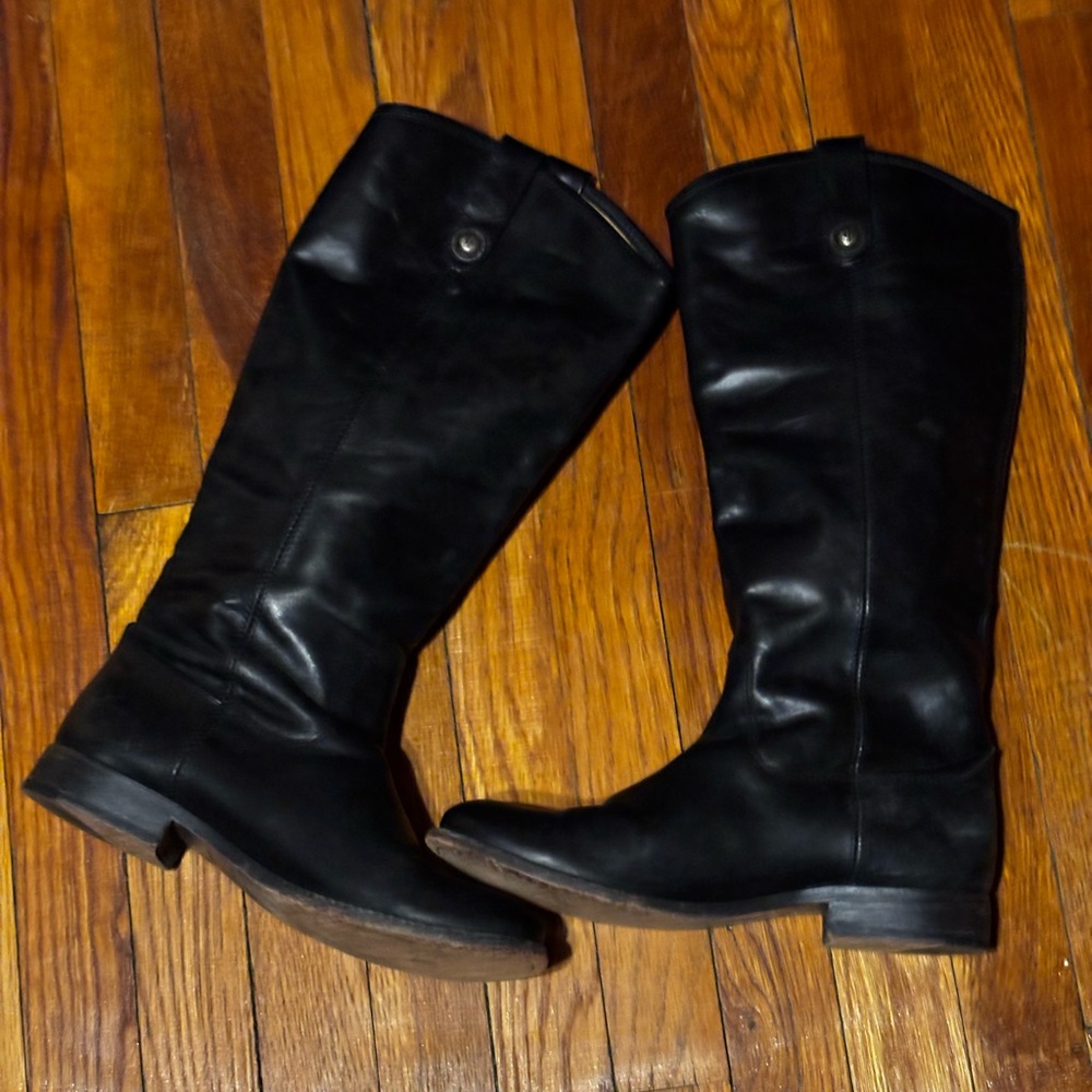 Frye Black Leather Boots